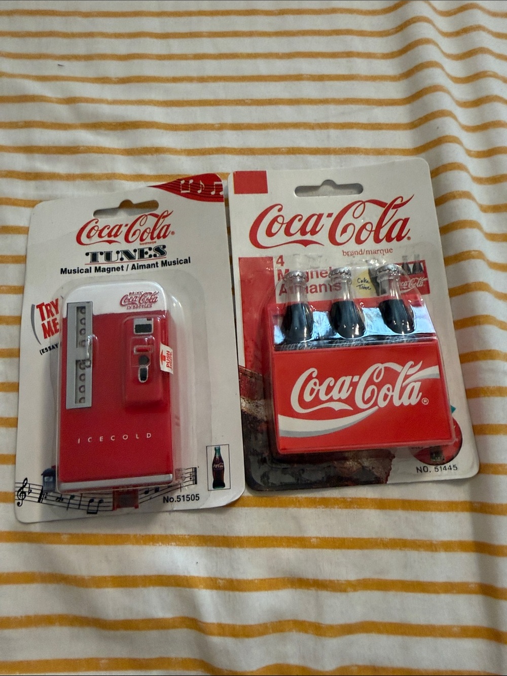 Coca-Cola Magnets , New in Package, Dead stock